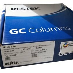 New New Restek GC capillary Column 1.8u 0.32 mm, 30 meter RTX-624 10970 fused si
