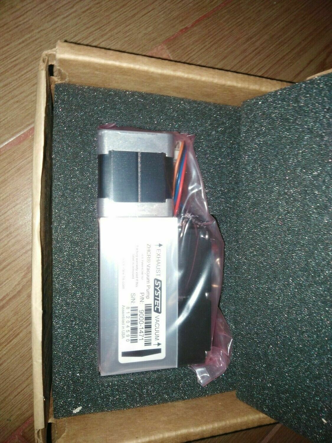 New sealed Waters PUMP, VACUUM, DEGASSER