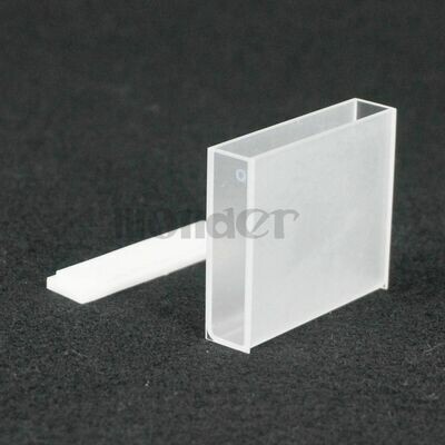 50mm JGS1 Quartz Cuvette Cell With Lid For Uv Spectrophotometers