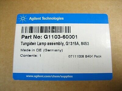 Agilent Tungsten Lamp Assembly (P/N: G1103-60001)
