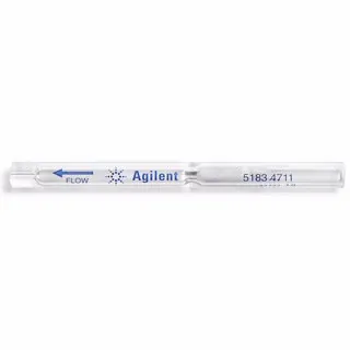 Agilent Inlet Liner, Split, Single Taper, Glass Wool, Deactivated | P/N: 5183-4711