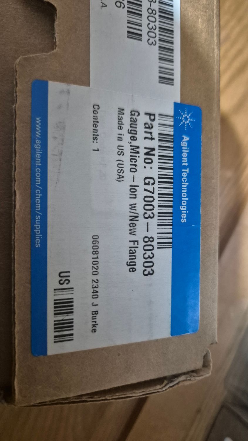 Agilent / Granville-Phillips Micro-Ion Gauge | P/N: G7003-80303