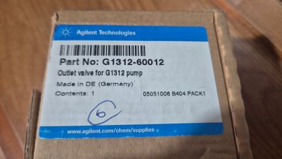 Agilent Outlet Valve for G1312 Pump (Part Number: G1312-60012)