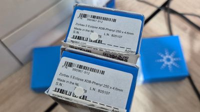 Agilent Eclipse XDB-Phenyl HPLC Column, 5µm, 4.6 × 250mm | Part No. 990967-912