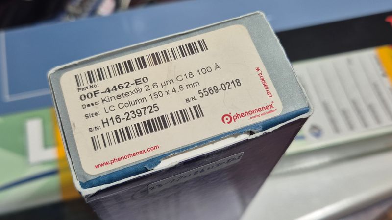 Phenomenex Kinetex C18 HPLC Column, 2.6µm, 100Å, 150 × 4.6mm | P/N 00F-4462-E0