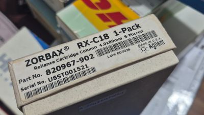 Agilent ZORBAX RX-C18 Reliance Cartridge HPLC Column, 5µm, 4.0 × 80mm | Part No. 820967-902