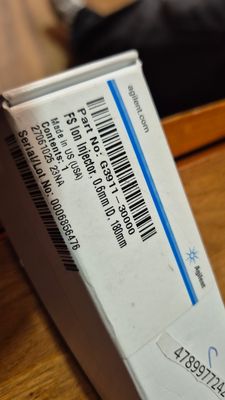 Agilent FS Ion Injector, 0.6 mm ID, 180 mm | Part No. G3911-30000