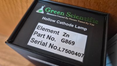Green Scientific Element Zn Hollow Cathode Lamp | Model G869