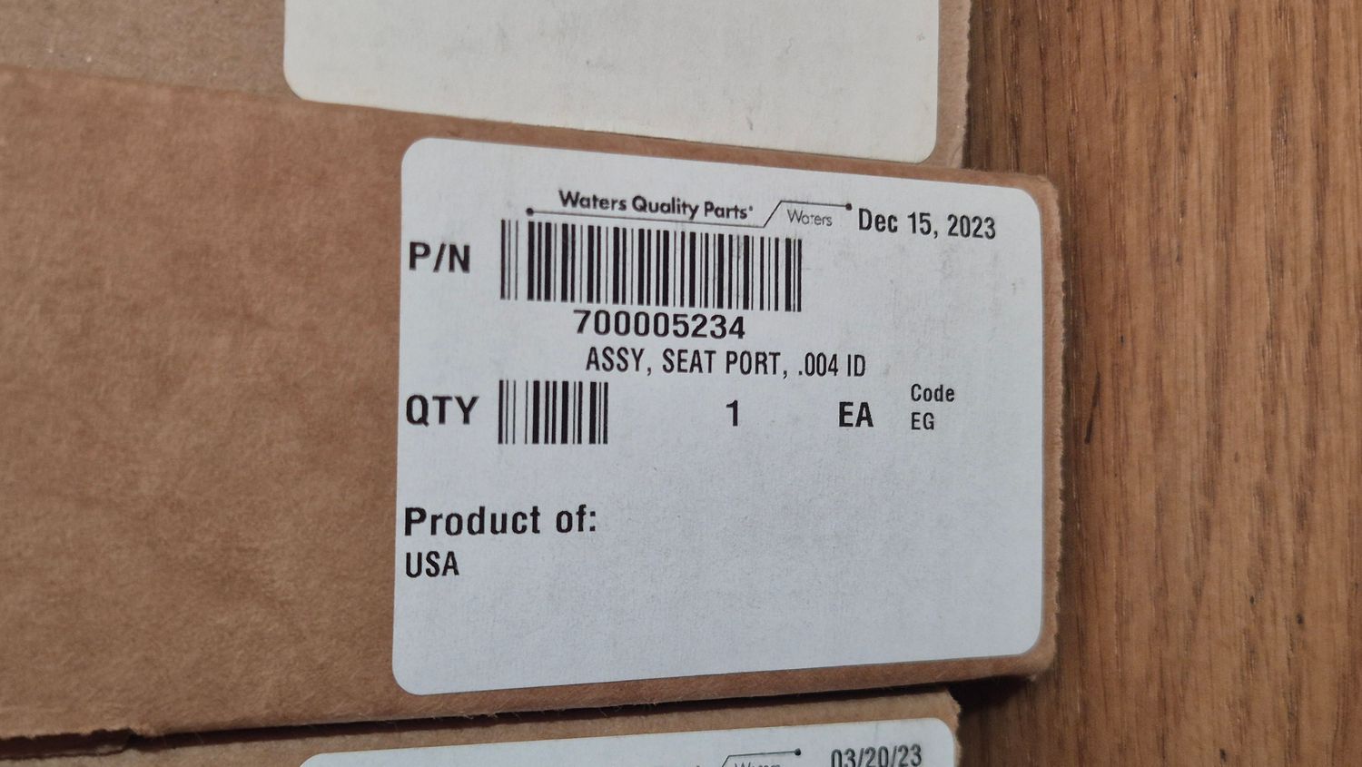 Waters Seal Extension Tube | Part No. 700005234