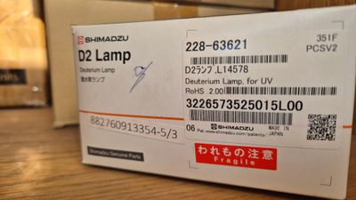 Shimadzu Deuterium (D₂) Lamp for i-Series LC-2030/2050/2040/2060 UV Detectors | P/N 228-63621