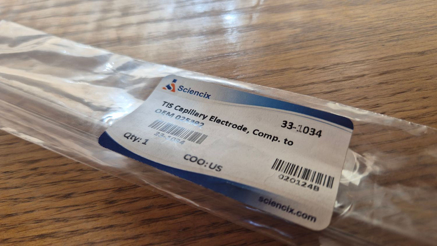 TIS Capillary Electrode | Comparable to OEM 025392 | Part No. 33-1034