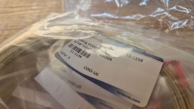 PEEK™ Tubing, 1/16" OD × 0.007" ID, 20 ft, Yellow | P/N 11-1158