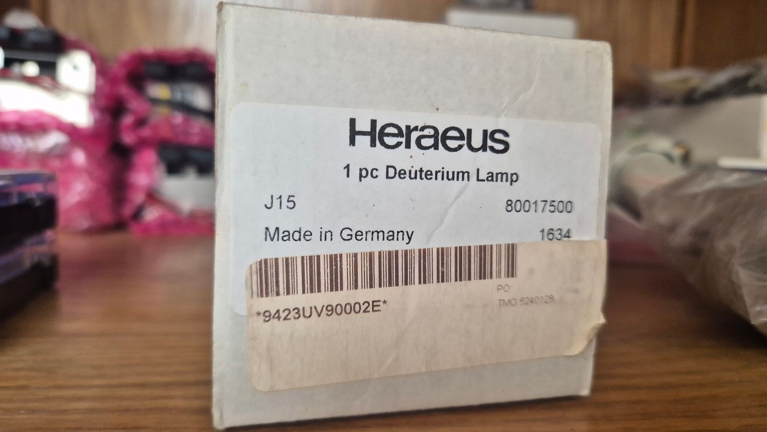 Thermal 9423UV90002E Deuterium Lamp | Heraeus J15 | P/N 80017500