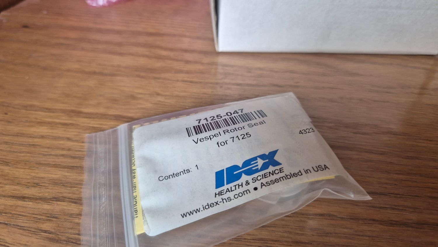 IDEX Vespel® Rotor Seal for Rheodyne 7125 Valve | Part No. 7125-047