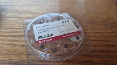 Graphite Ferrule, 1/16" OD, 0.40 mm ID, 10/Set | Part No. 211104