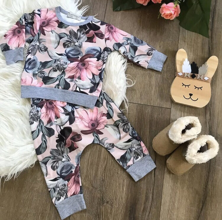 Completo bimba fiori