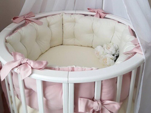 Corredo BILATERALE colore Crema&amp;Rosa