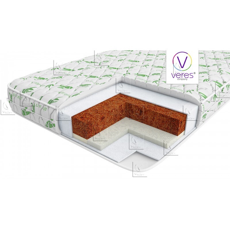 Materasso Baby Veres Latex + Aloe vera (125 * 65 * 10 cm) 51.6.04