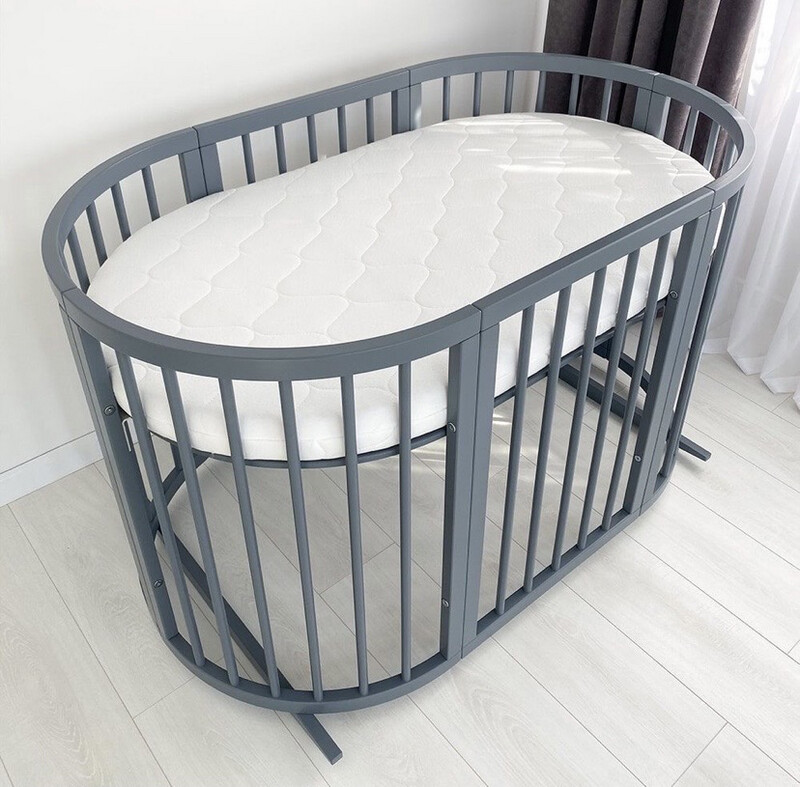 Lettino “Royal Sleep “ colore  Grigio