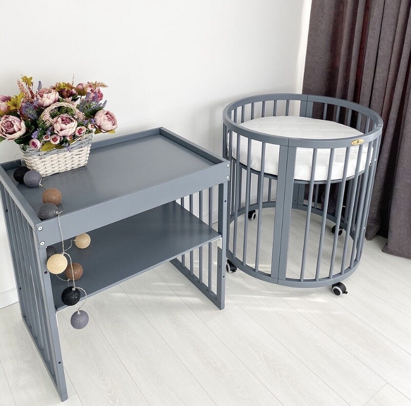 Lettino “Royal Sleep “ colore  Grigio