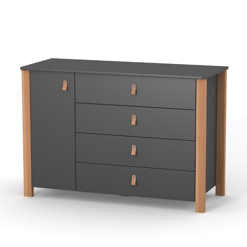 Como Monaco 1200 Nero Legno Naturale 