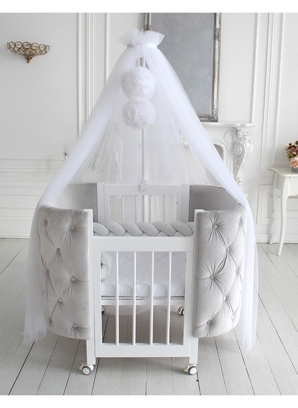 Lettino Mommy Love 3in1  Alcantara colore Grigio Chiaro 