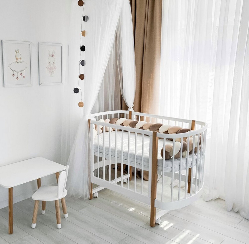 Lettino Royal Sleep Classic Colore Bianco-Legno Naturale 