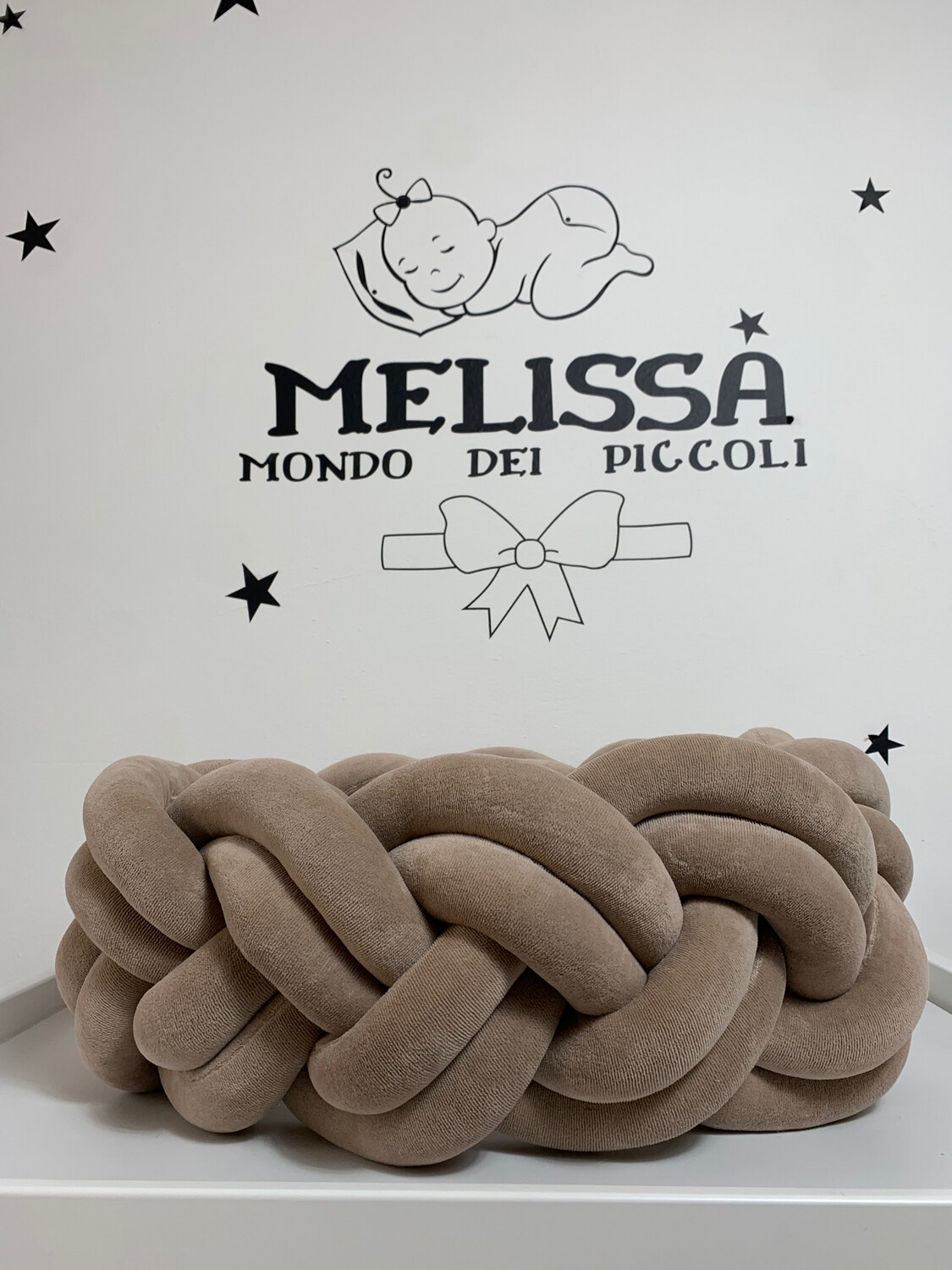Treccia “Traforata ” Colore Cioccolato 
