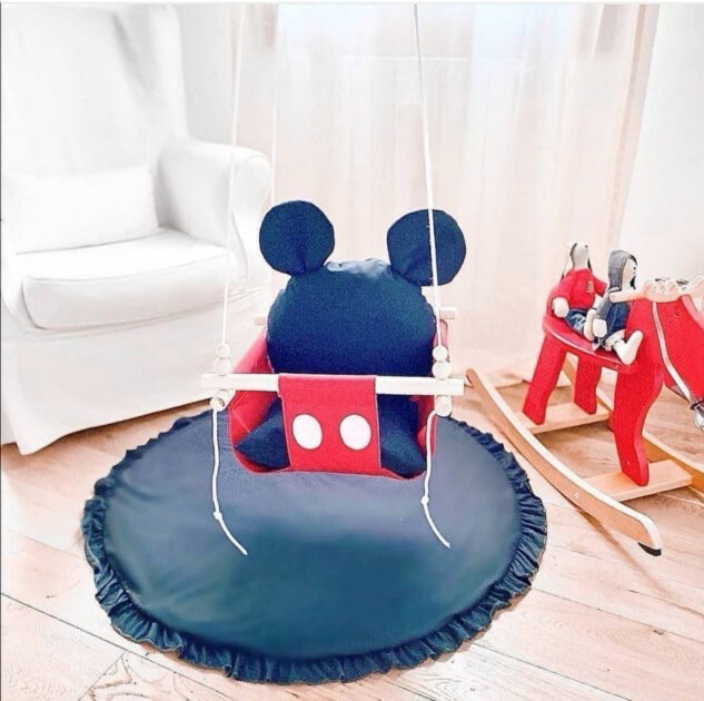 Altalena per bambini Base latte "Mickey Mouse " da 7 mesi a 5 anni