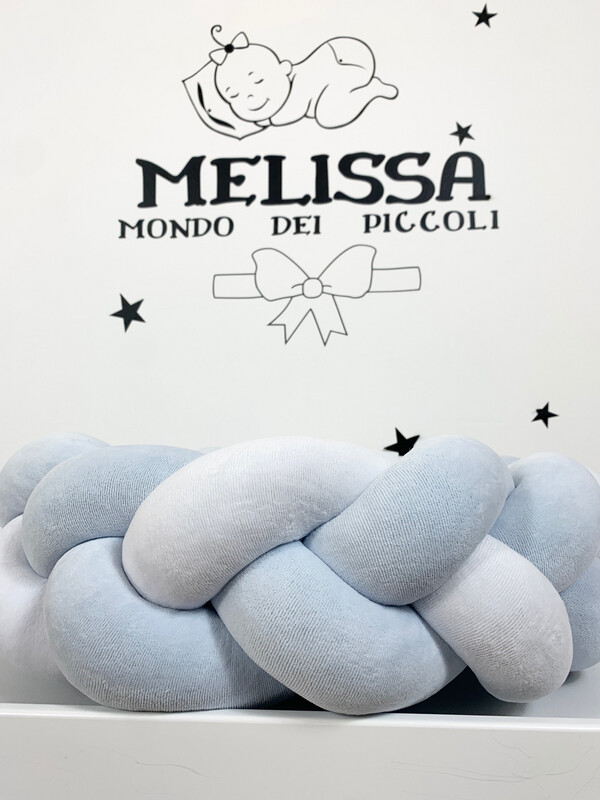 Treccia “Classica” Bianco-Celeste 