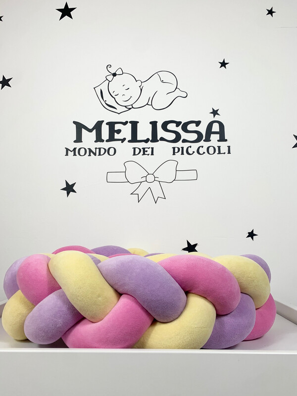 Treccia “Classica” Giallo Viola Rosa