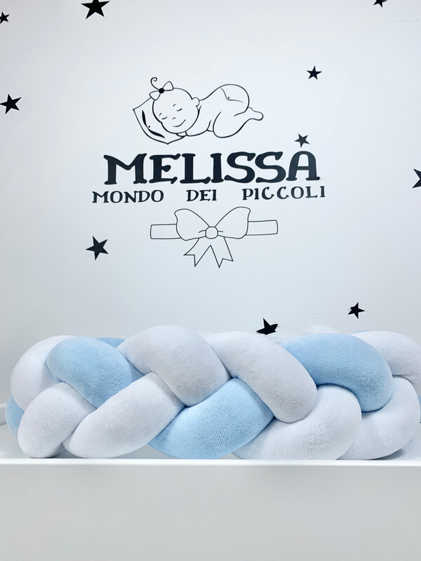 Treccia “Classica” Bianco-Azzurro 