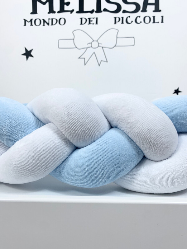 Treccia “Classica” Bianco-Azzurro 