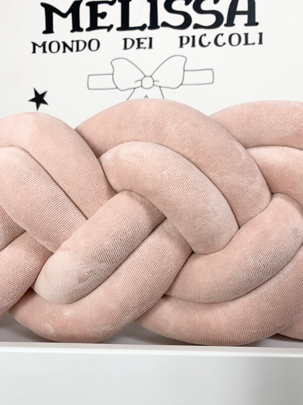 Treccia “Traforata “ Rosa Cipria Scura 