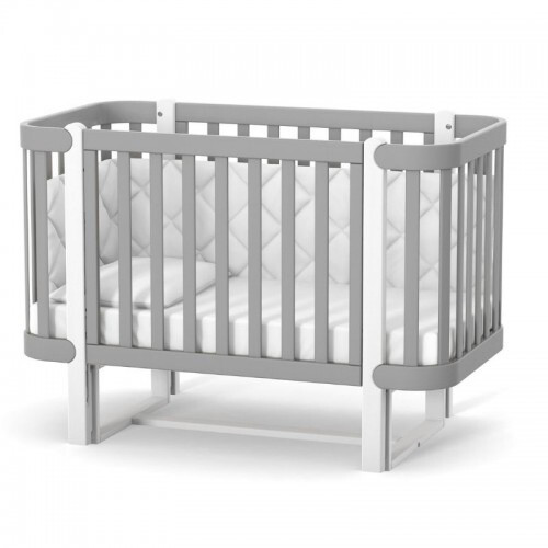 Lettino Monaco Grigio-Bianco