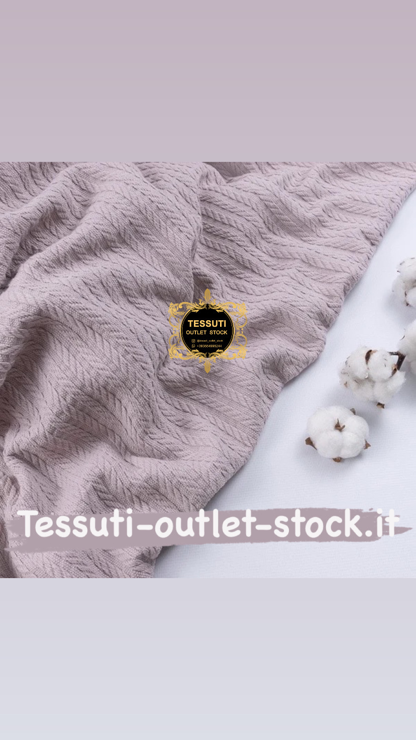 Cotone in maglia “Treccia “