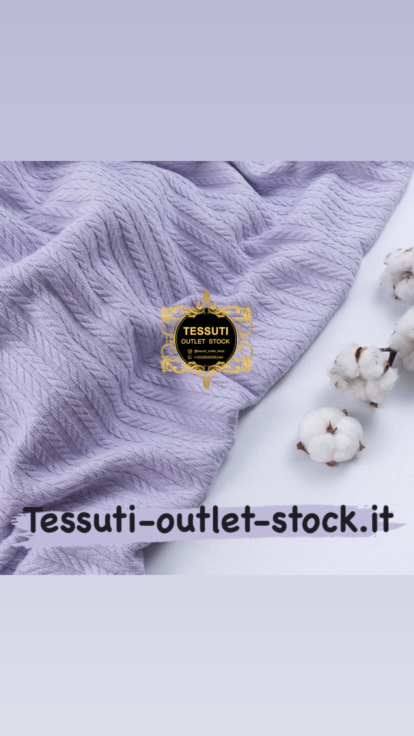 Cotone in maglia “Treccia “