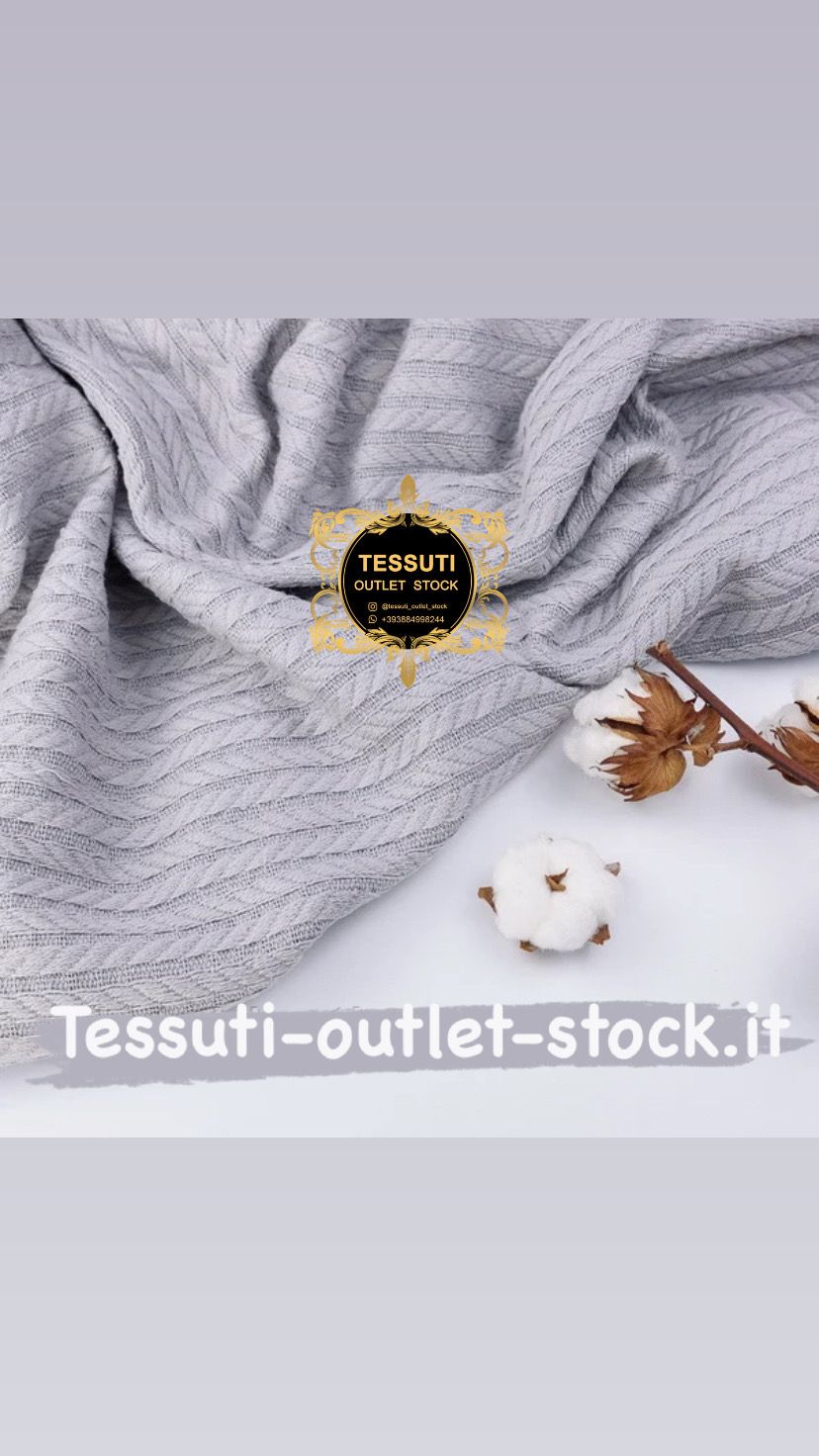 Cotone in maglia “Treccia “