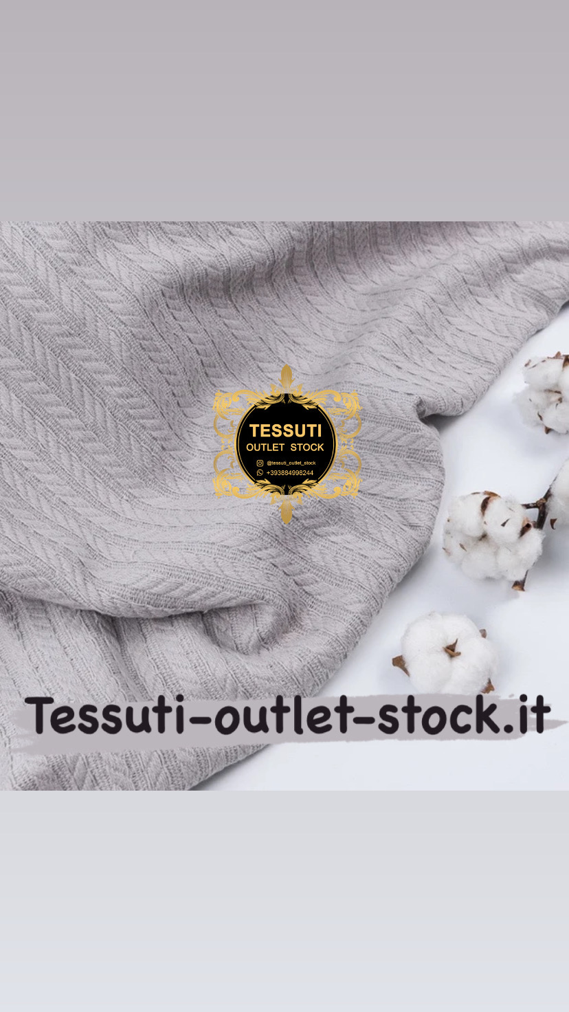 Cotone in maglia “Treccia “