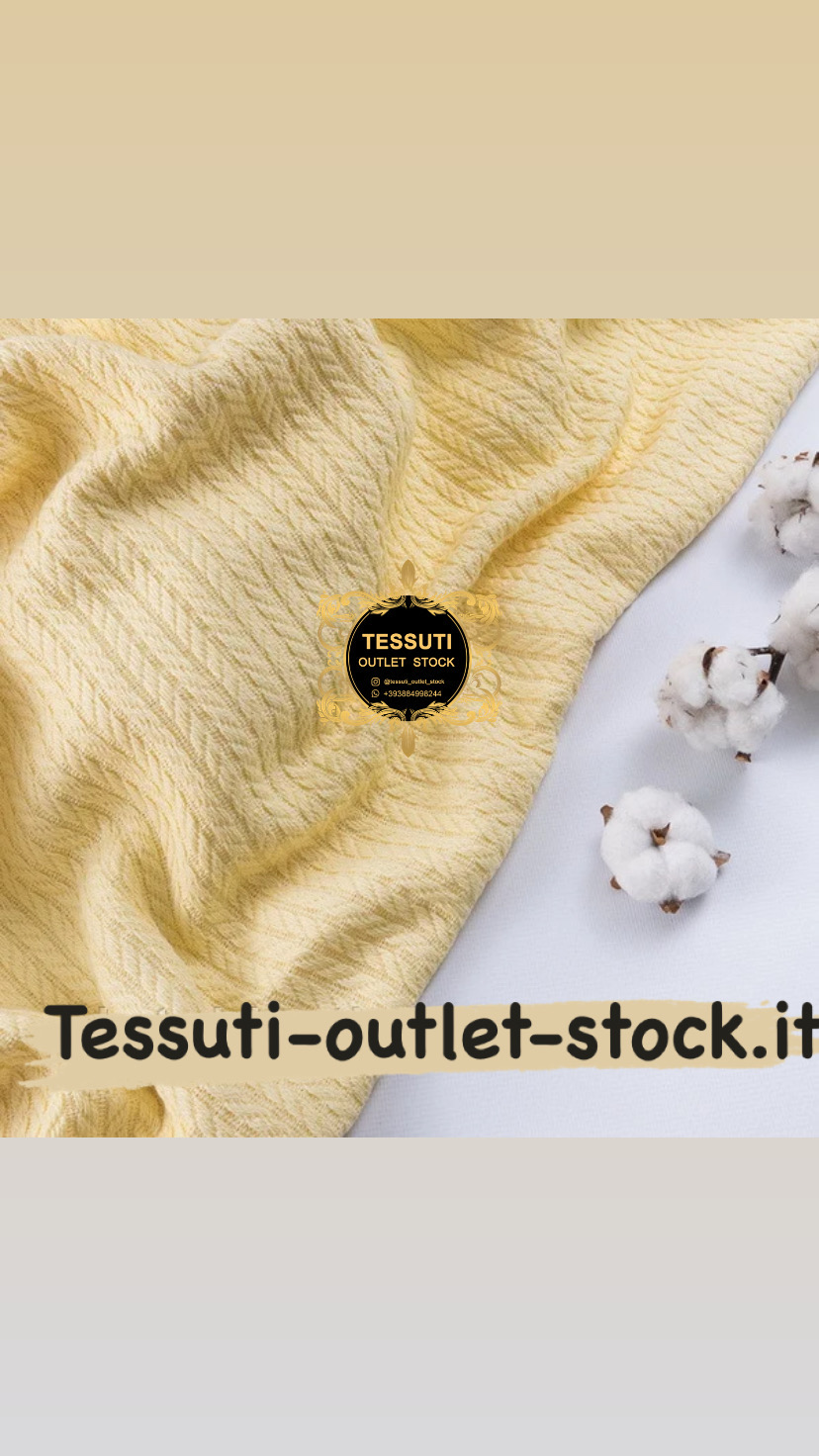 Cotone in maglia “Treccia “