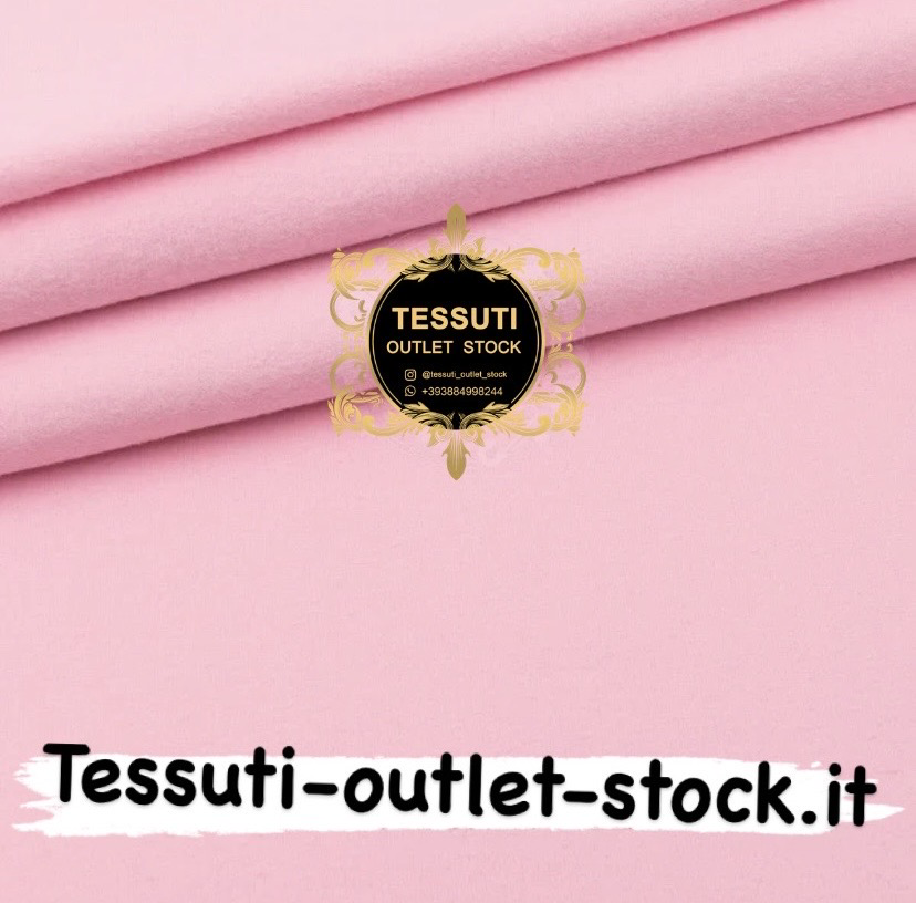 Flanella tinta unita colore Rosa , larghezza 240 cm