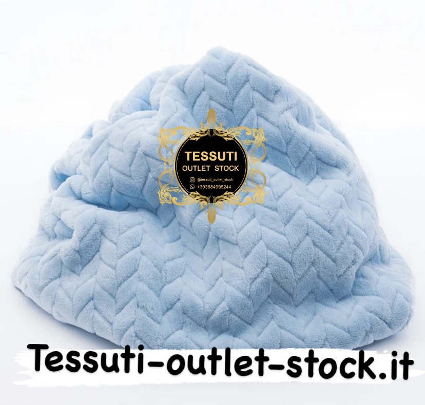 Peluche Treccia colore Azzurro