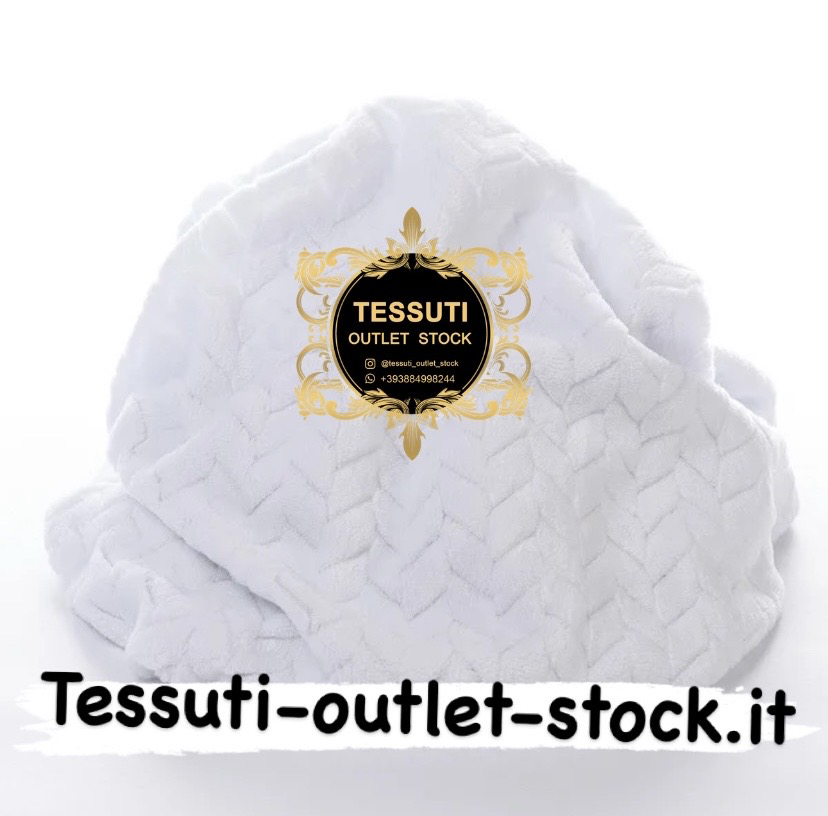 Peluche Treccia colore Bianco