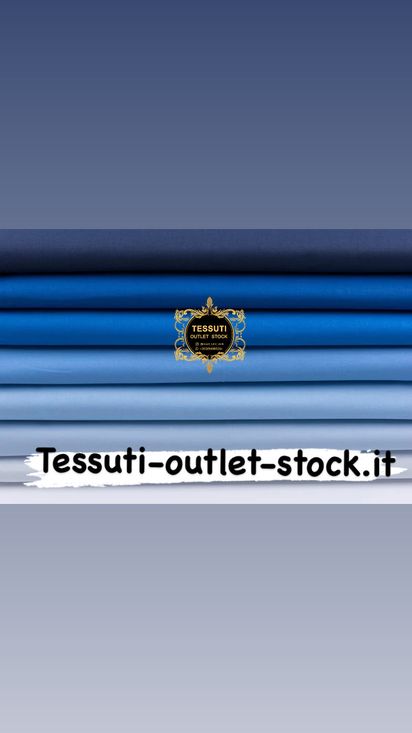 Set di tessuti da 7 pezzi &quot;Blu monocromatico&quot; di 40 * 40 cm