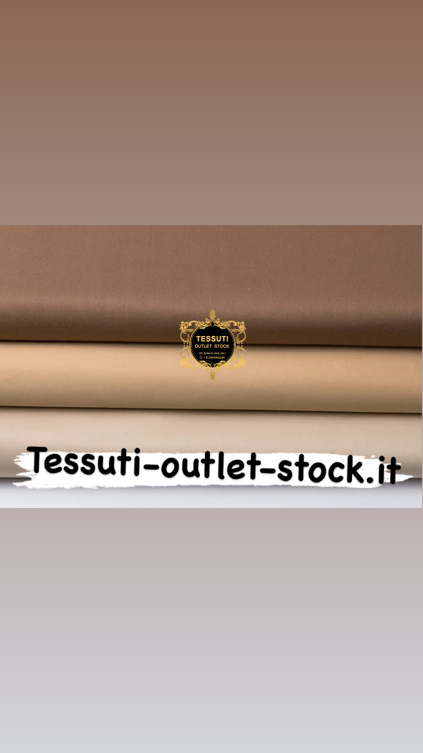 Set di tessuti di raso monofonici di 40 * 40 cm da 3 pezzi in tonalità beige-marrone №242