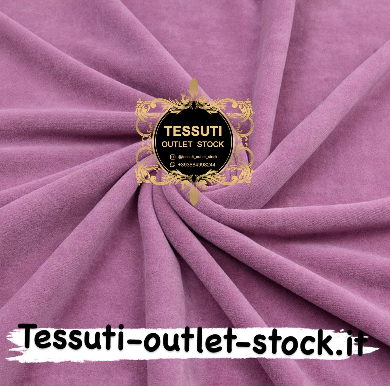 Tessuto di cotone Velluto Ciniglia colore viola scura 29/885