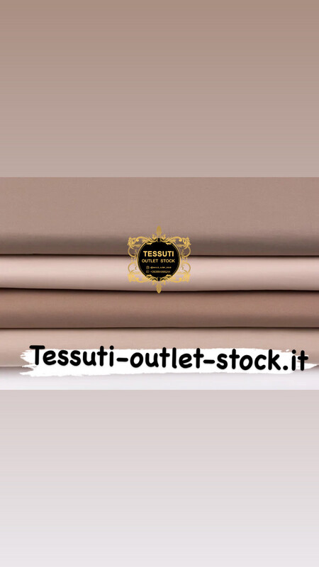 Set di tessuti in popeline da 4 pezzi di tonalità beige-marrone di 40 * 40 cm