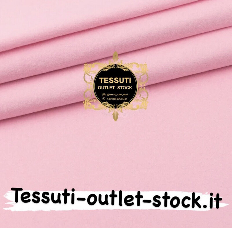 Flanella tinta unita colore Rosa , larghezza 240 cm