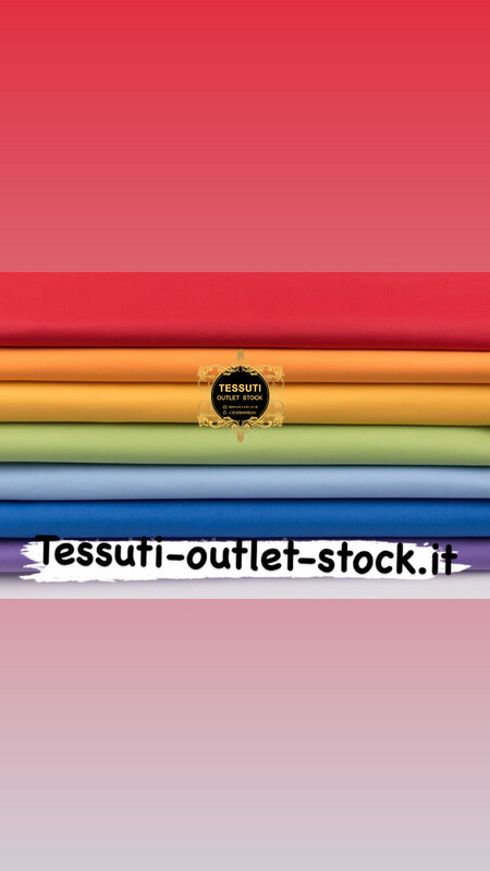 Set di tessuti popeline da 7 pezzi di diversi colori 47 * 50 cm