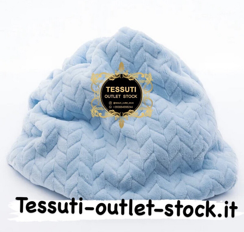 Peluche Treccia colore Azzurro